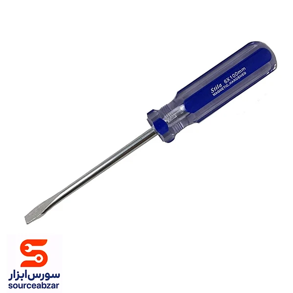 پیچ گوشتی دوسو 10 سانتی‌ سایز 6