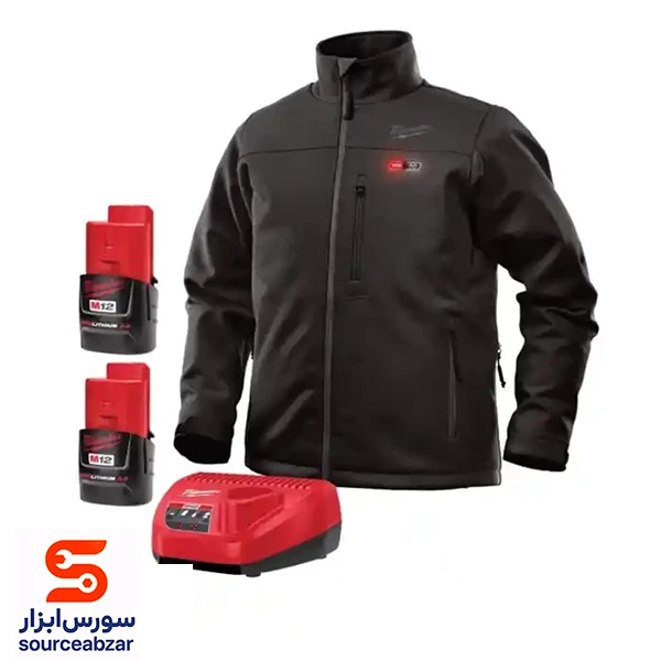 کاپشن هیتردار شارژی میلواکی با باتری و شارژر سایز L