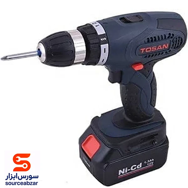 دریل پیچ گوشتی شارژی توسن 12 ولت مدل 9920SC