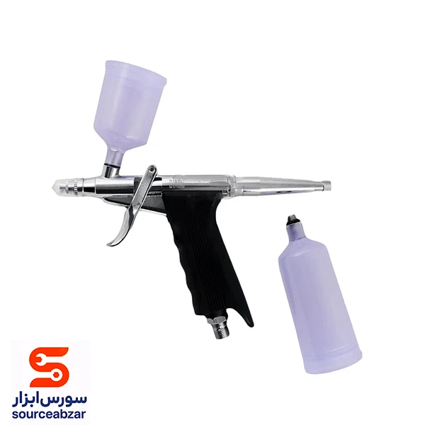 ایربراش دو کاسه رو حرفه ای دسته تفنگی دیاکو