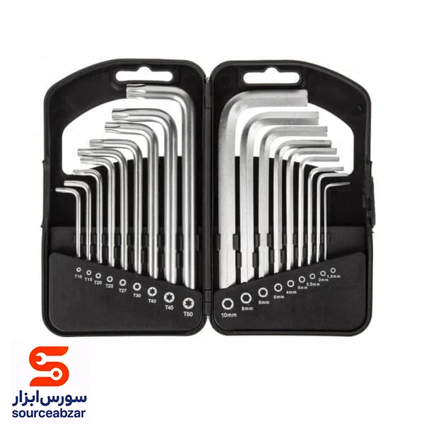 ست 18 عددی آچار آلن آیرون مکس مدل IM-3011LC