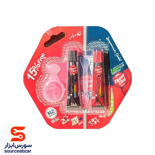 چسب دوقلوی مات زیپر 16 گرمی مدل M2