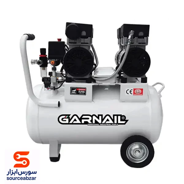 کمپرسور هوا سایلنت گارنیل 50 لیتری مدل GAC02-15050