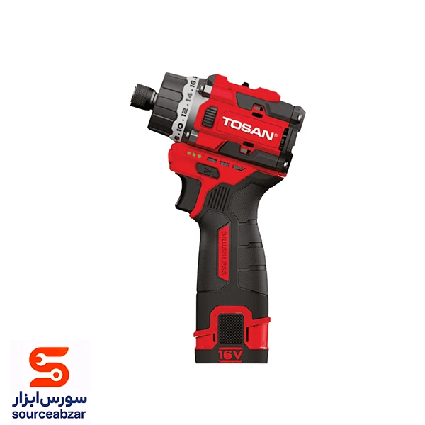 دریل پیچ گوشتی شارژی براشلس توسن 16 ولت مدل 9516BS