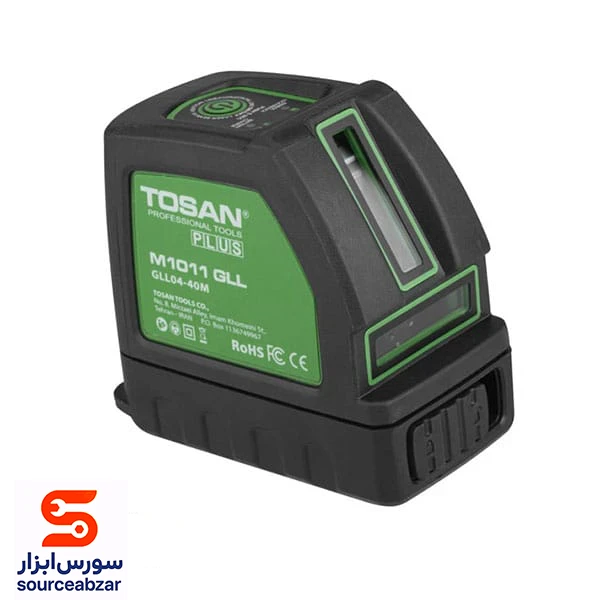 تراز لیزری دو خط توسن مدل M1011GLL نور سبز