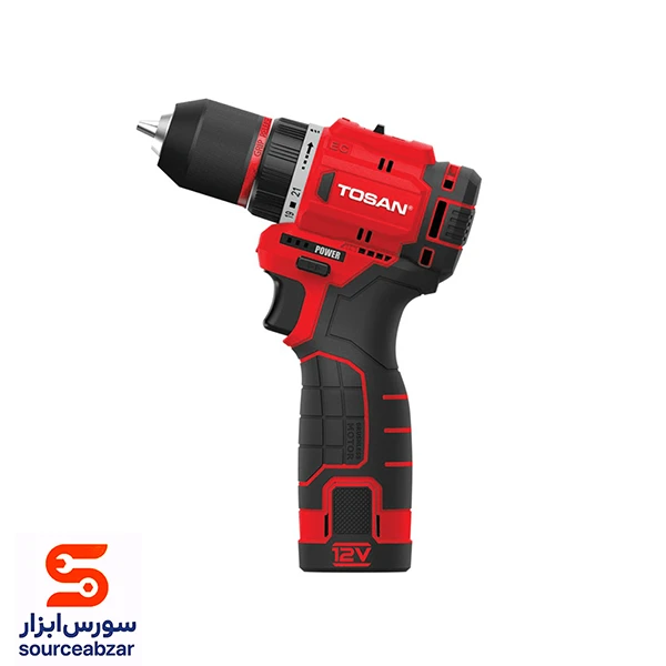 دریل پیچ گوشتی شارژی براشلس توسن 12 ولت مدل 9612BS