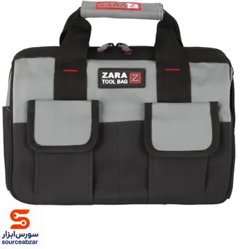 کیف ابزار برزنتی زارا مدل 104 با 11 عدد محفظه آبی.قزمز.طوسی