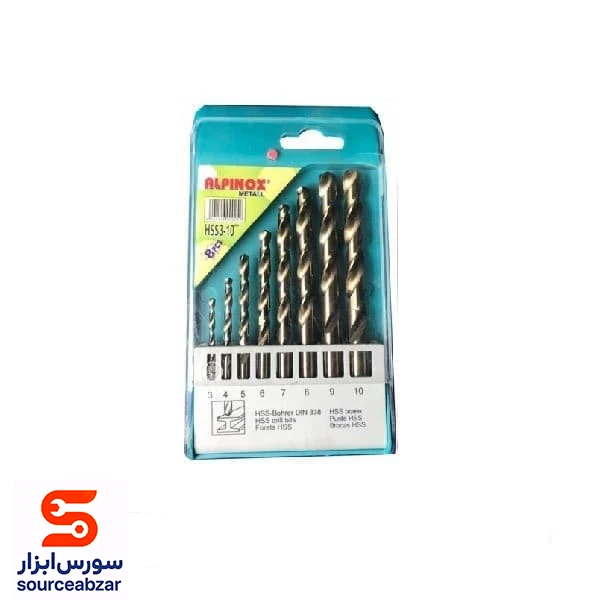 ست 8 عددی مته آهن آلپینوکس