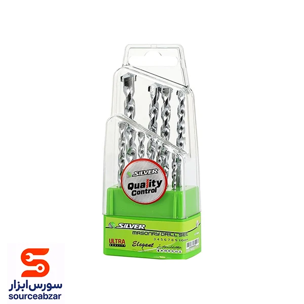 ست 8 عددی مته دیواری سیلور مدل GT-BM8