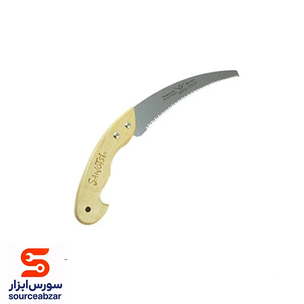 اره باغبانی طرح سامورایی 33 سانتی دسته چوبی