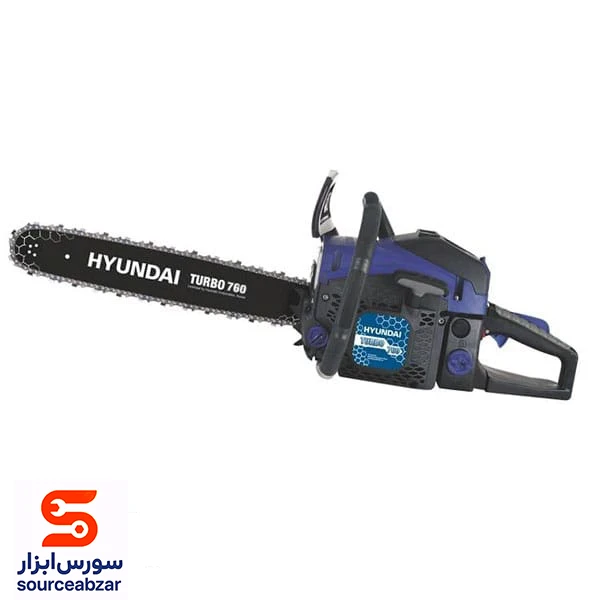اره زنجیری بنزینی هیوندای 2500 وات مدل TURBO760