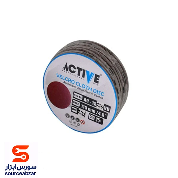 بسته 10 عددی سنباده پشت کرکی بزرگ P120