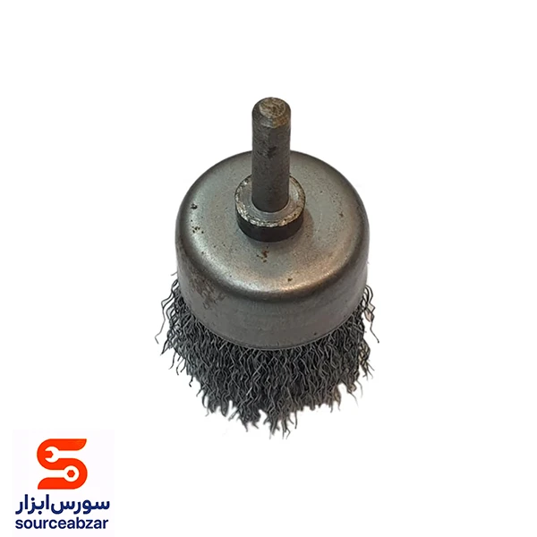 برس سر دریلی کاسه‌ ای افشان صنعت برس سایز 1